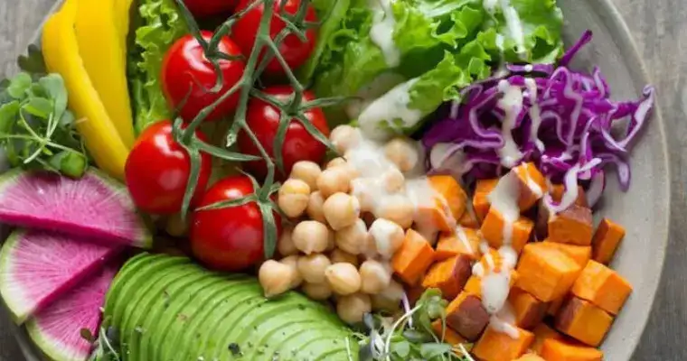 whole food plant based buddha bowl. 