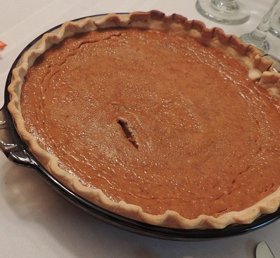 plant based pumpkin pie. 